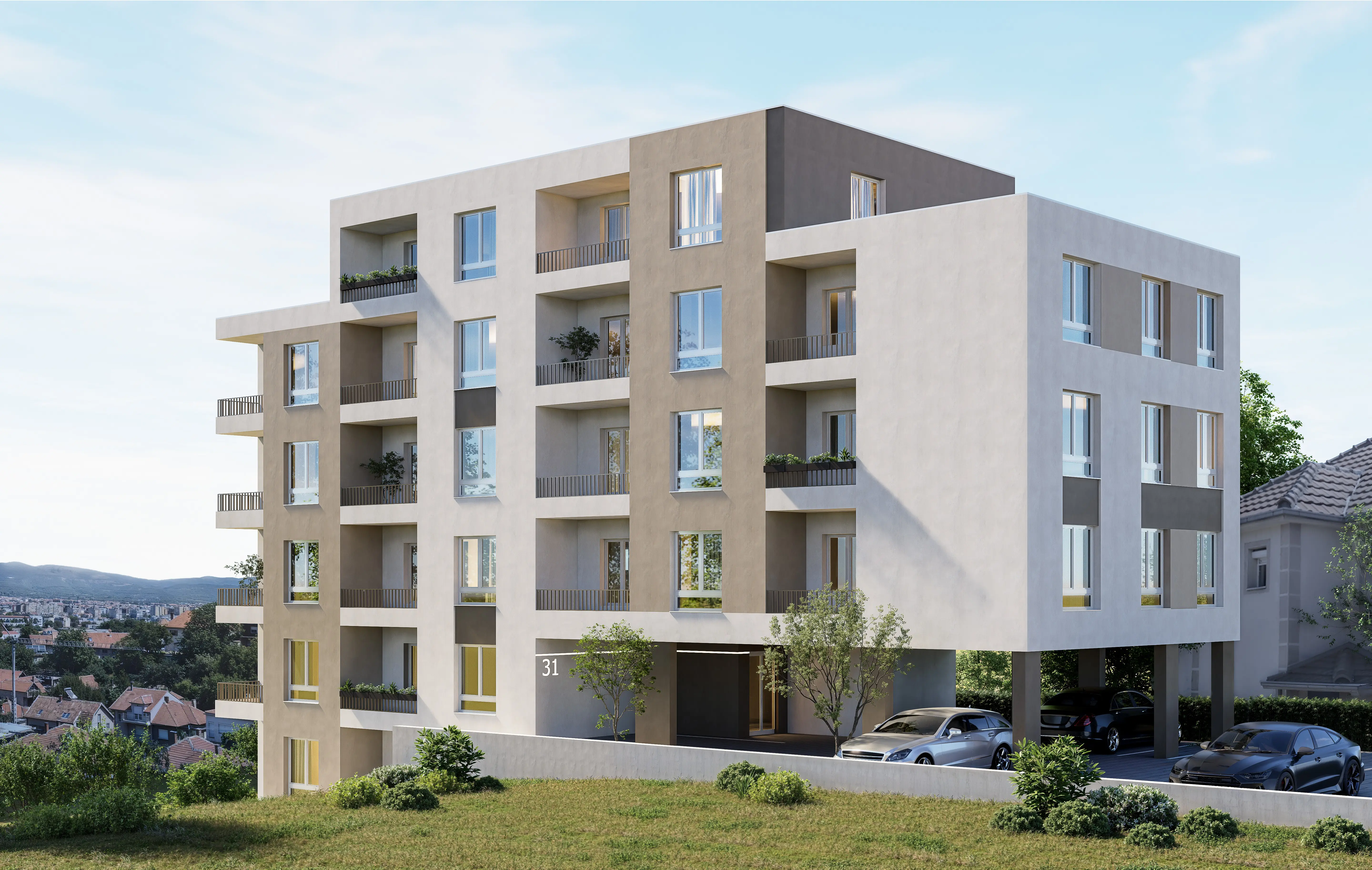 Render zgrade Belopalanačka 31